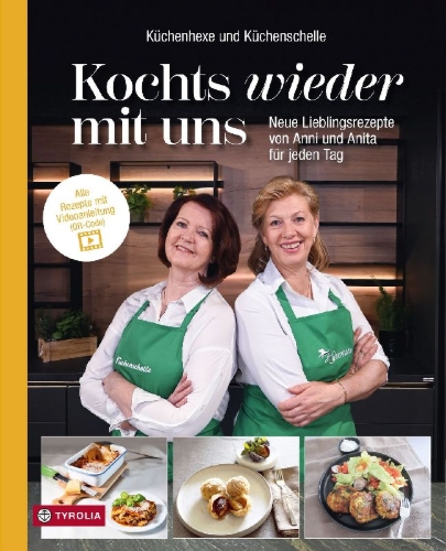 Buchcover und Innenansicht für das Buch: Kochts wieder mit uns