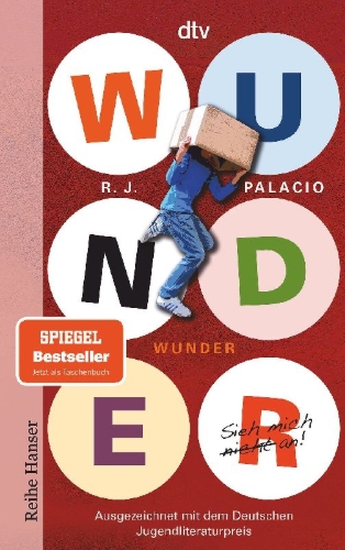 Buchcover und Innenansicht für das Buch: Wunder Sieh mich nicht an