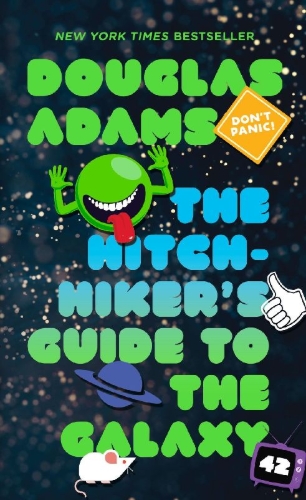 Buchcover und Innenansicht für das Buch: The Hitchhiker's Guide to the Galaxy