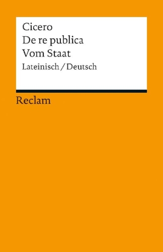 Buchcover und Innenansicht für das Buch: De re publica / Vom Staat