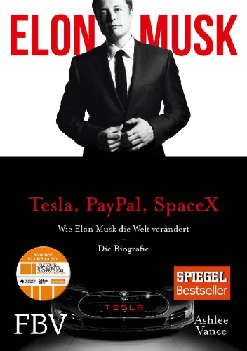 Buchcover und Innenansicht für das Buch: Elon Musk