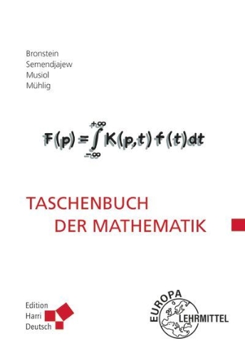 Buchcover und Innenansicht für das Buch: Taschenbuch der Mathematik (Bronstein)