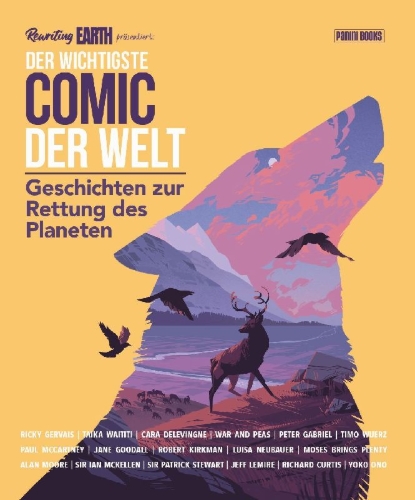 Buchcover und Innenansicht für das Buch: The Most Important Comic Book On Earth: Stories To Save The World