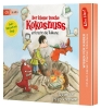 Buchcover und Innenansicht für das Buch: Alles klar! Der kleine Drache Kokosnuss erforscht die Vulkane
