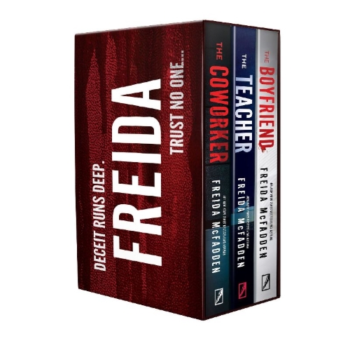 Buchcover und Innenansicht für das Buch: Freida McFadden 3 Book Boxed Set 1