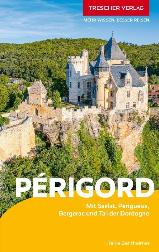 Buchcover und Innenansicht für das Buch: TRESCHER Reiseführer Périgord