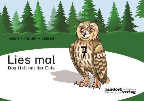 Buchcover und Innenansicht für das Buch: Lies mal 7 - Das Heft mit der Eule