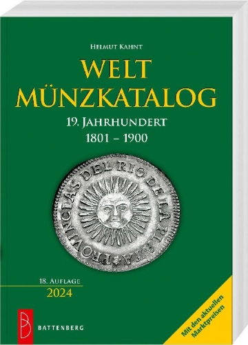 Buchcover und Innenansicht für das Buch: Weltmünzkatalog 19. Jahrhundert