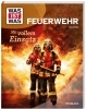 Buchcover und Innenansicht für das Buch: WAS IST WAS Feuerwehr. Mit vollem Einsatz