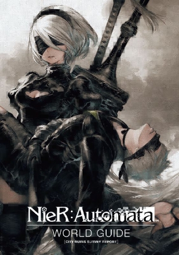 Buchcover und Innenansicht für das Buch: NieR: Automata World Guide Volume 1