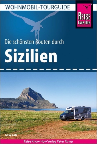 Buchcover und Innenansicht für das Buch: Reise Know-How Wohnmobil-Tourguide Sizilien