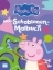 Buchcover und Innenansicht für das Buch: Peppa Wutz Ausmalbilder: Mein Schablonen-Malbuch