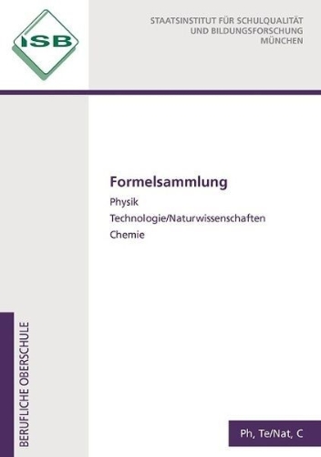 Buchcover und Innenansicht für das Buch: Formelsammlung
