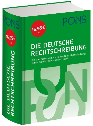 Buchcover und Innenansicht für das Buch: Pons Die deutsche Rechtschreibung