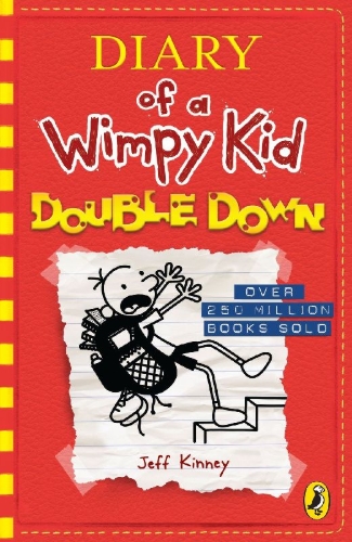Buchcover und Innenansicht für das Buch: Diary of a Wimpy Kid 11: Double Down