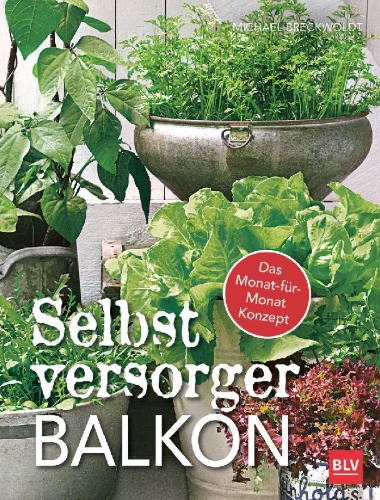 Buchcover und Innenansicht für das Buch: Selbstversorger-Balkon