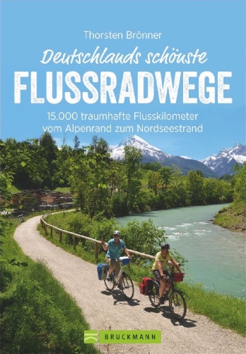 Buchcover und Innenansicht für das Buch: Deutschlands schönste Flussradwege