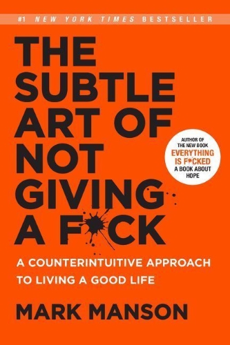 Buchcover und Innenansicht für das Buch: The Subtle Art of Not Giving a F*ck