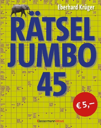 Buchcover und Innenansicht für das Buch: Rätseljumbo 45