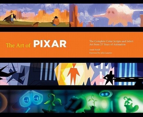 Buchcover und Innenansicht für das Buch: The Art of Pixar: 25th Anniversary Edition