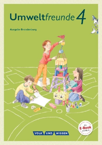 Buchcover und Innenansicht für das Buch: Umweltfreunde 4. Schuljahr - Brandenburg - Schülerbuch