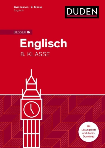 Buchcover und Innenansicht für das Buch: Besser in Englisch - Gymnasium 8. Klasse