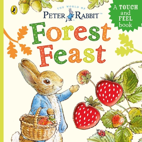 Buchcover und Innenansicht für das Buch: Peter Rabbit: Forest Feast