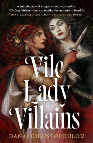 Buchcover und Innenansicht für das Buch: Vile Lady Villains