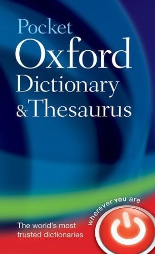 Buchcover und Innenansicht für das Buch: Pocket Oxford Dictionary and Thesaurus
