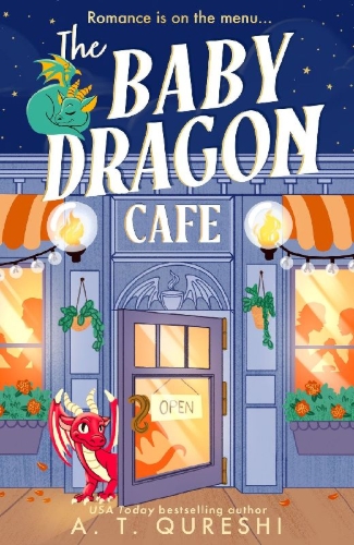 Buchcover und Innenansicht für das Buch: The Baby Dragon Cafe