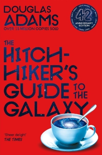 Buchcover und Innenansicht für das Buch: Per Anhalter durch die Galaxis
