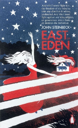 Buchcover und Innenansicht für das Buch: East of Eden