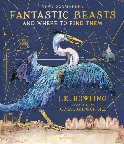 Buchcover und Innenansicht für das Buch: Fantastic Beasts and Where to Find Them/Illustr. Ed.