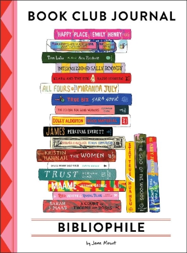 Buchcover und Innenansicht für das Buch: Bibliophile Book Club Journal