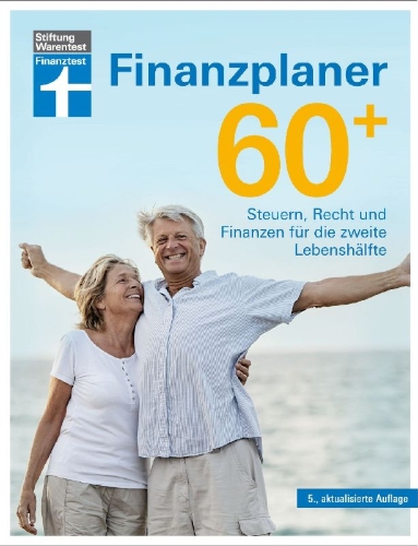 Buchcover und Innenansicht für das Buch: Finanzplaner 60+