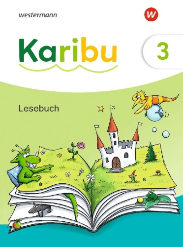 Buchcover und Innenansicht für das Buch: Karibu 3. Lesebuch 3 mit Diagnoseheft Lesen 3