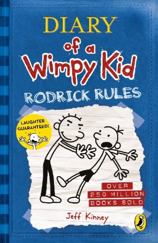 Buchcover und Innenansicht für das Buch: Diary of a Wimpy Kid 02. Rodrick Rules