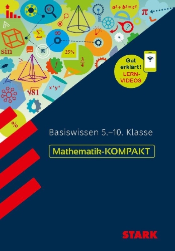 Buchcover und Innenansicht für das Buch: STARK Mathematik - KOMPAKT - Basiswissen 5.-10. Klasse
