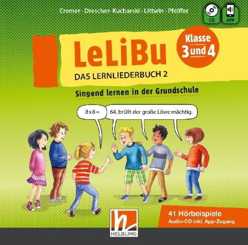 Buchcover und Innenansicht für das Buch: LeLiBu 3/4 - Das Lernliederbuch 2