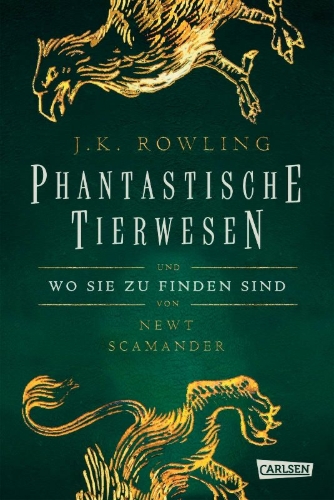Buchcover und Innenansicht für das Buch: Fantastic Beasts & where to find them