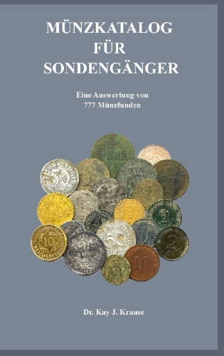 Buchcover und Innenansicht für das Buch: Münzkatalog für Sondengänger