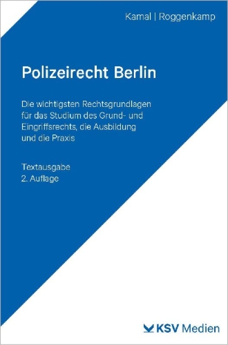 Buchcover und Innenansicht für das Buch: Polizeirecht Berlin