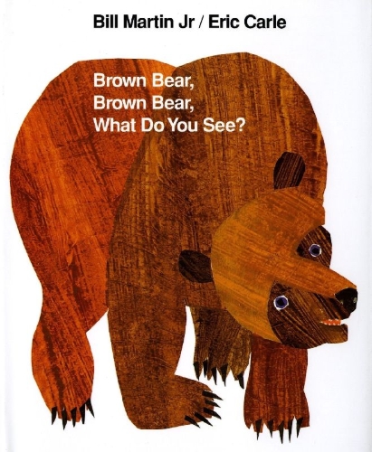 Buchcover und Innenansicht für das Buch: Brauner Bär, wen siehst denn du?