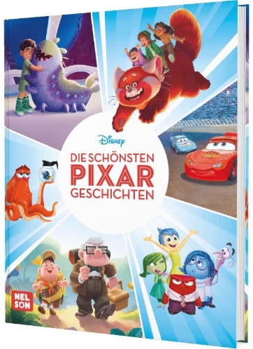Buchcover und Innenansicht für das Buch: Disney Vorlesebuch: Die schönsten Pixar-Geschichten