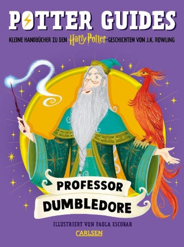 Buchcover und Innenansicht für das Buch: Potter Guides: Professor Dumbledore