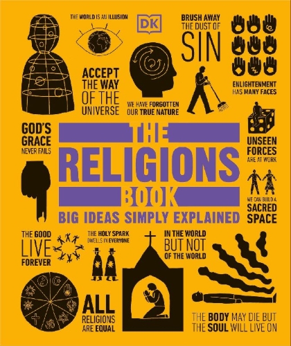 Buchcover und Innenansicht für das Buch: The Religions Book