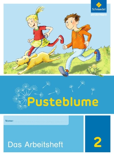 Buchcover und Innenansicht für das Buch: Pusteblume. Das Sachbuch 2. Arbeitsheft. Niedersachsen, Hessen, Rheinland-Pfalz und das Saarland