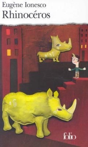 Buchcover und Innenansicht für das Buch: Rhinoceros
