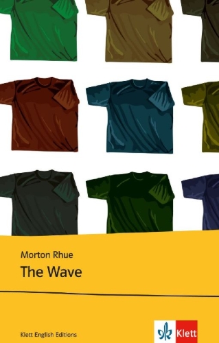 Buchcover und Innenansicht für das Buch: The Wave. Text and Study Aids