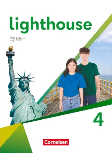 Buchcover und Innenansicht für das Buch: Lighthouse Band 4: 8. Schuljahr - General Edition - Schulbuch (Kartoniert)